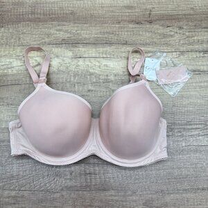 Gratlin Nursing Bra Womens Size 36DD Rose Pink Underwire A010S NWT